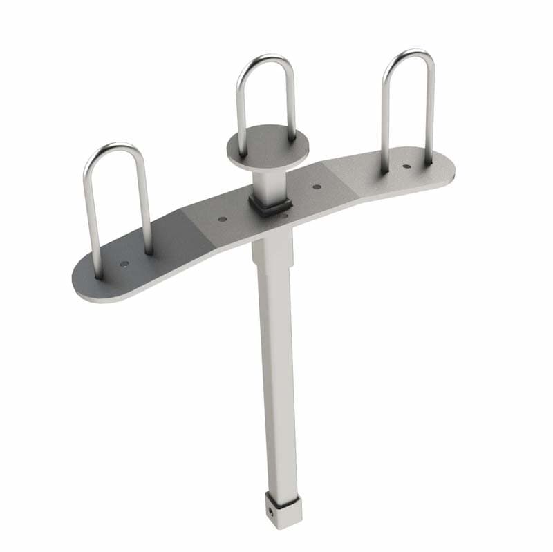 Three lever handle